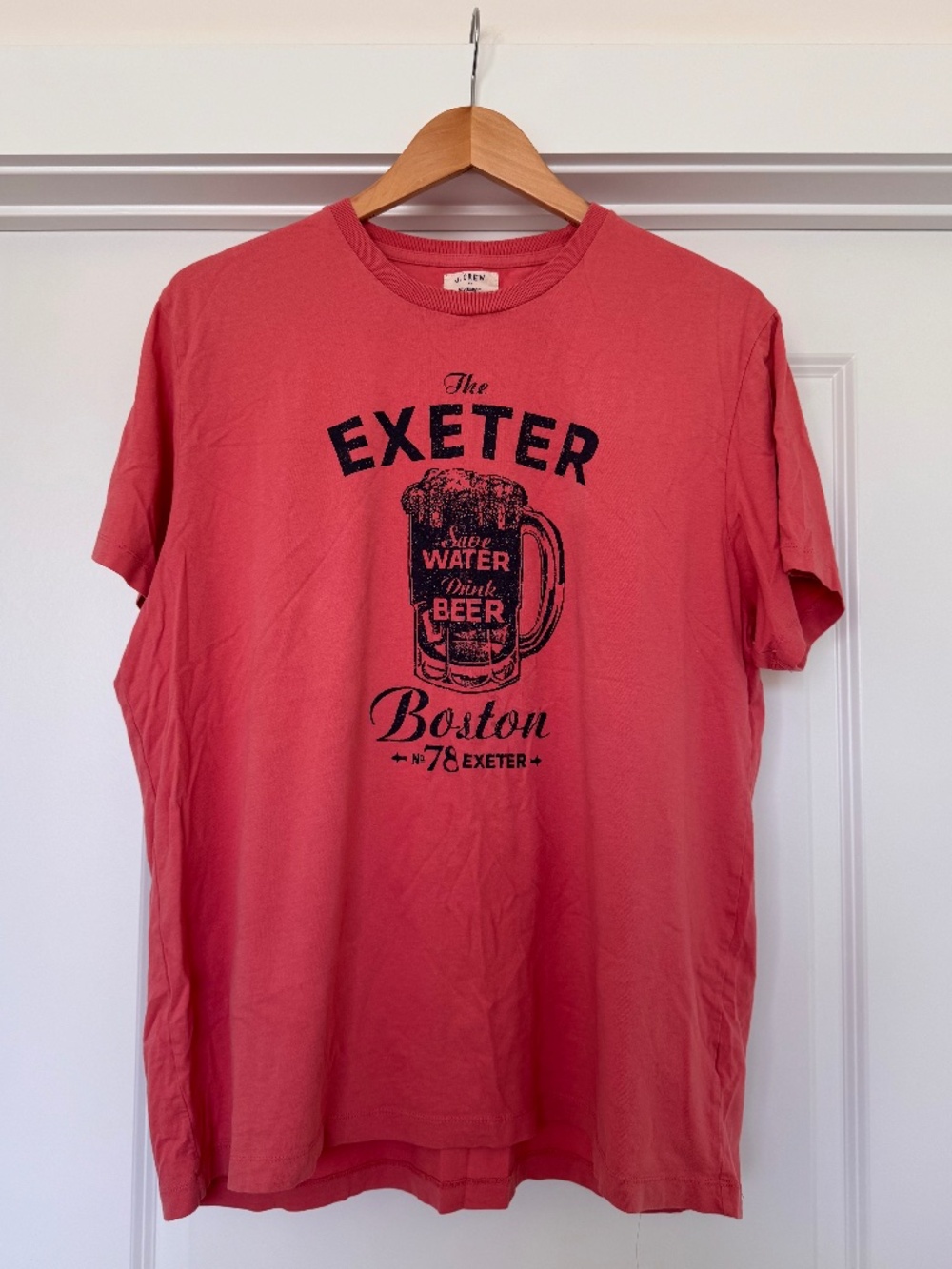 J.Crew Vintage Graphics Exeter Boston Beer T-Shirt Men’s XL